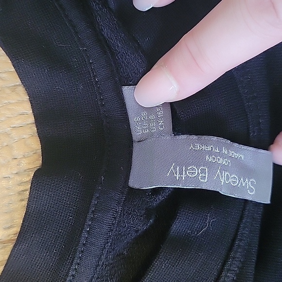 Sweaty Betty Black Long Sleeved Sweat Shirt Size 6 - Picture 2 of 4